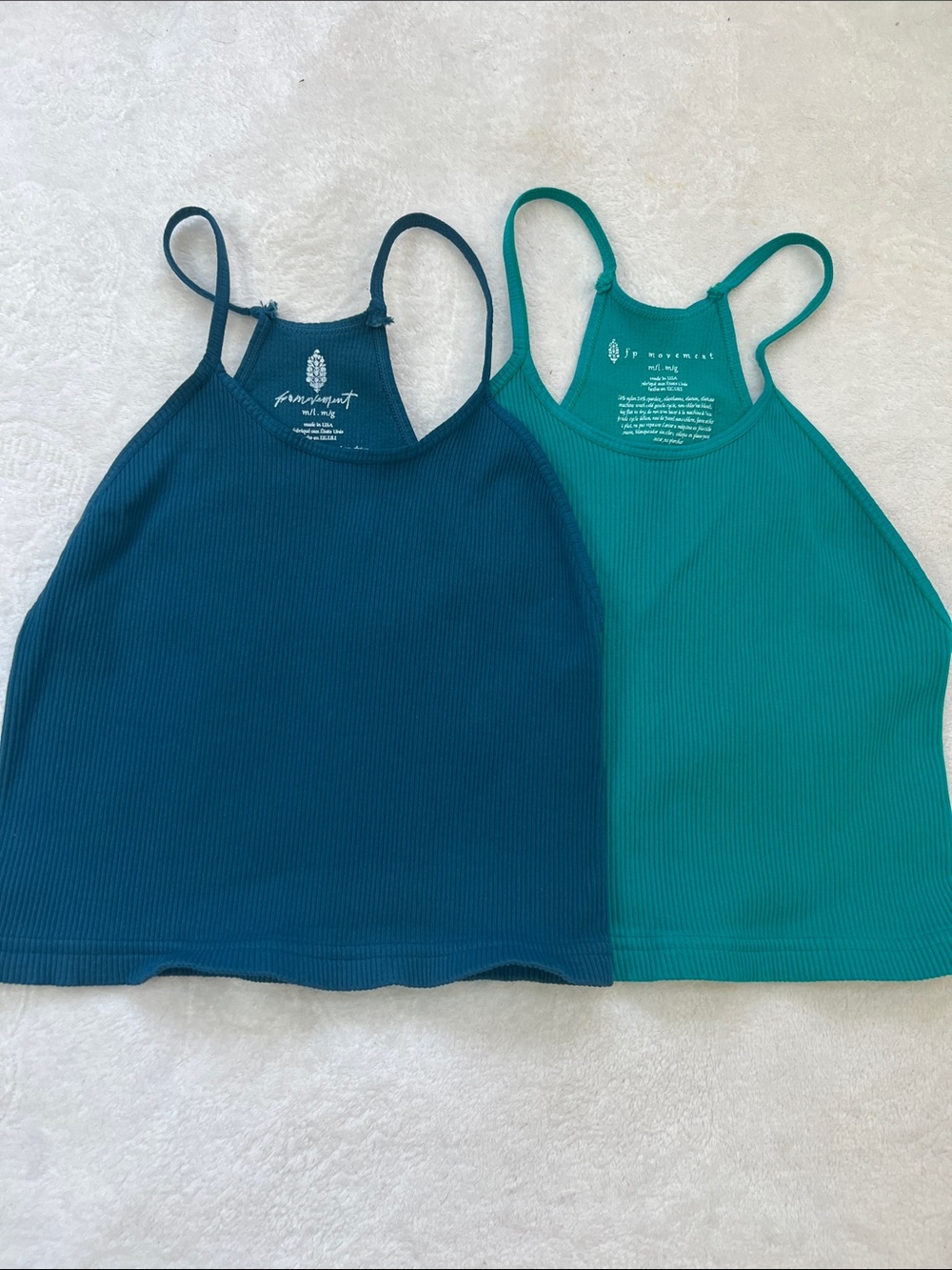 🌺 Free people Happiness tanks in thin straps